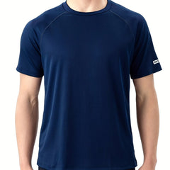 Men's Sports T Shirt Sweat Absorption Breathable for Gym Workouts