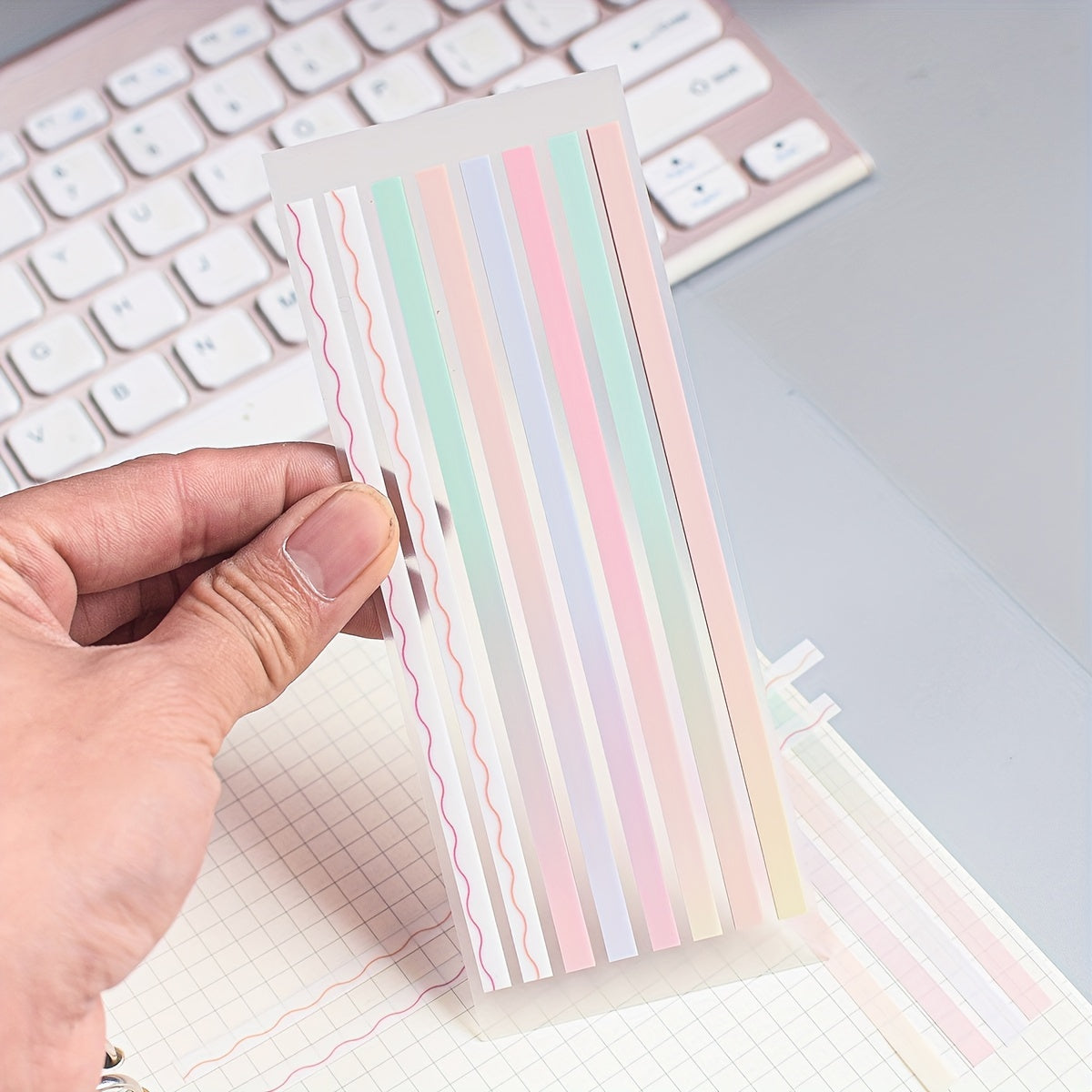 160 Small Thin PET Sticky Notes 1pc