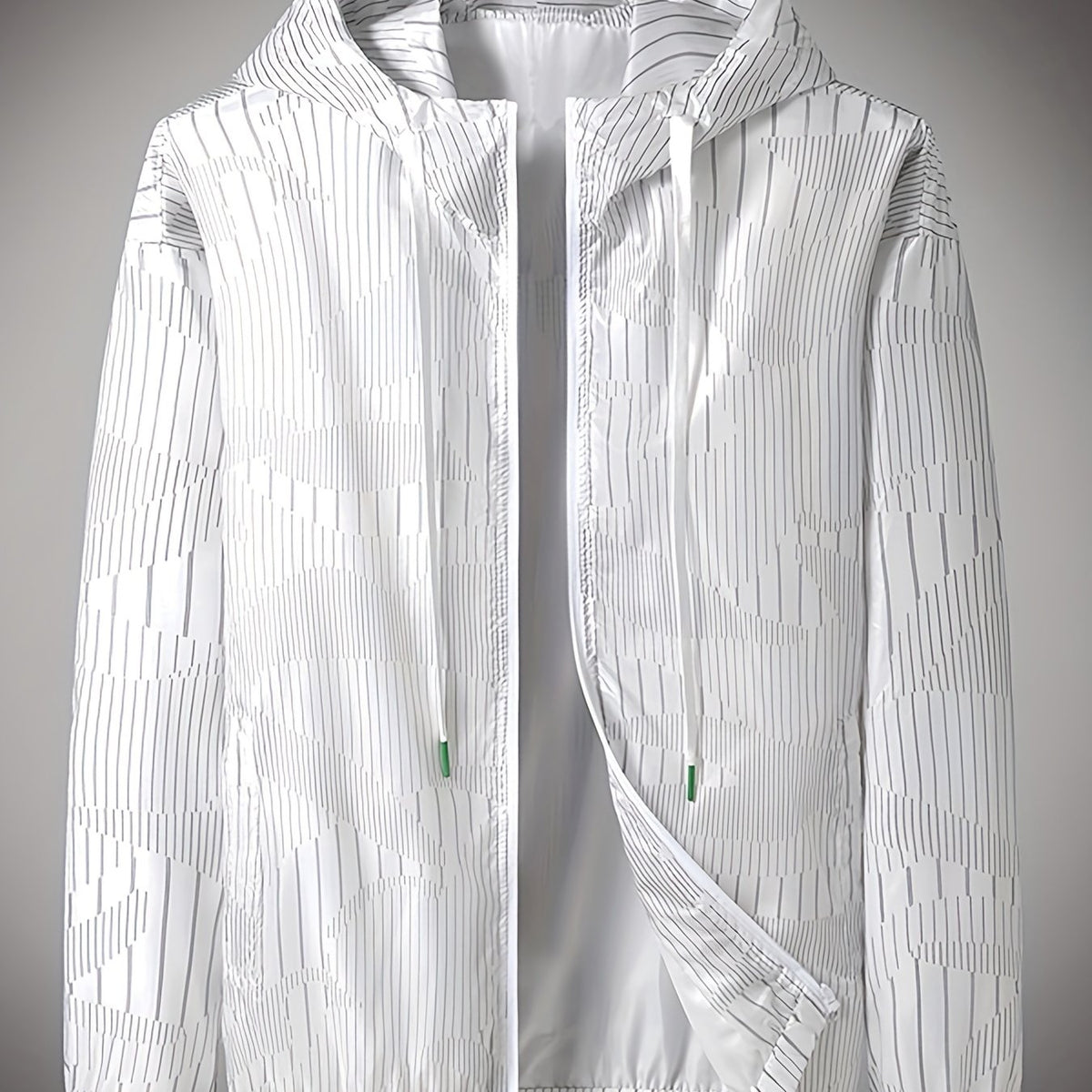 Men's Breathable Sunscreen Windbreaker Hooded Jacket