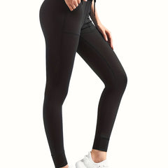 High Waisted Yoga Pants with Pockets for Women