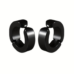 Titanium Steel Small Earrings for Men