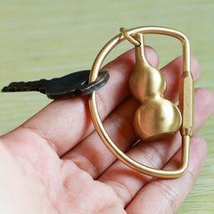 Brass Screw Lock Key Chain for Men and Women