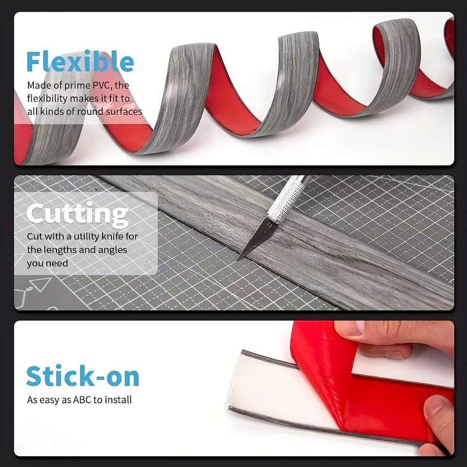Wood Grain X 3 3Ft Self Adhesive Floor Transition Strip