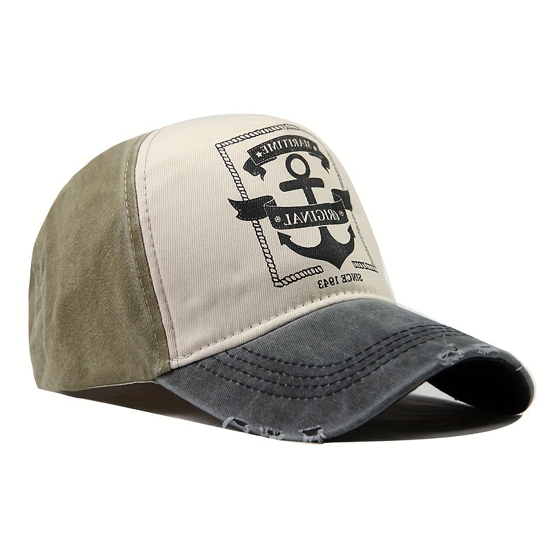 Maritime Washed Denim Baseball Cap Trucker Hats