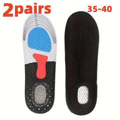 Silicone Shock Absorbing Insoles for Foot Pain Relief