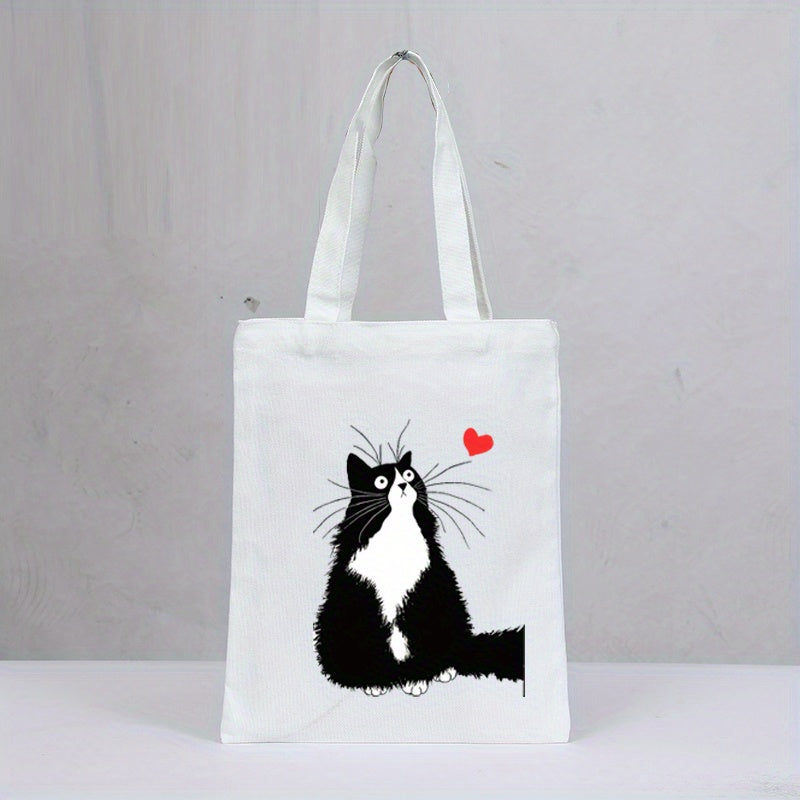 Cat Series Canvas Bag For Men