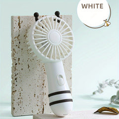 Bee Shape Handheld Fan Portable USB Rechargeable Mini Fan