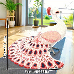 6518pcs Peacock Building Blocks 3D Ornaments Unzip Toy Interior Decoration