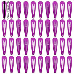 40pcs Baby Girl's Snap Clip Metal Hair Clip Hair Accessories