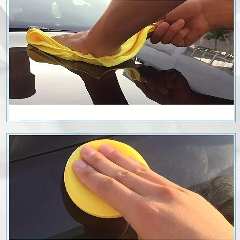 200g Car Paint Wax Crystal Coating Sponge Polishing Protection