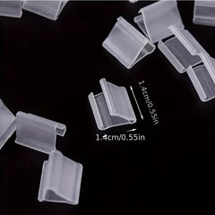 100pcs Clear Balloon Sealing Clip V-shaped Sealing Clip Wedding Party Christmas
