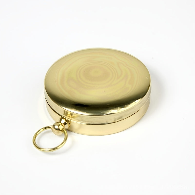 G50 Copper Pocket Watch & Compass Outdoor Tool
