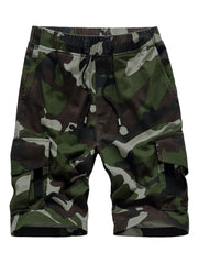Men's Camo Cargo Shorts for Spring and Summer