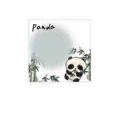 5pcs Panda Painting Sticky Notes - Cute Cartoon Notepads for Students