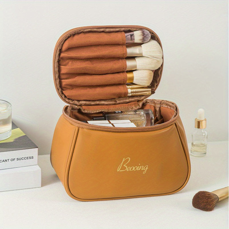 Portable Cosmetic Storage Bag Makeup Brush Organizer HandBag