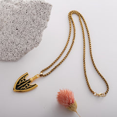 JOJO's Bizarre Adventure Stone Sea Worm Arrow Anime Necklace Golden Arrow