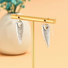 Vintage Silver Boho Geometric Earrings Women Party Jewelry
