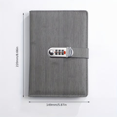 A5 Travel Lock Diary Student Notebook