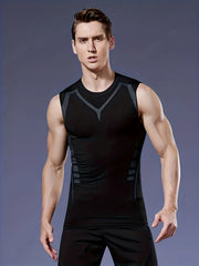 Men's Quick Dry Tank Top Active Mid Stretch Sleeveless Shirt