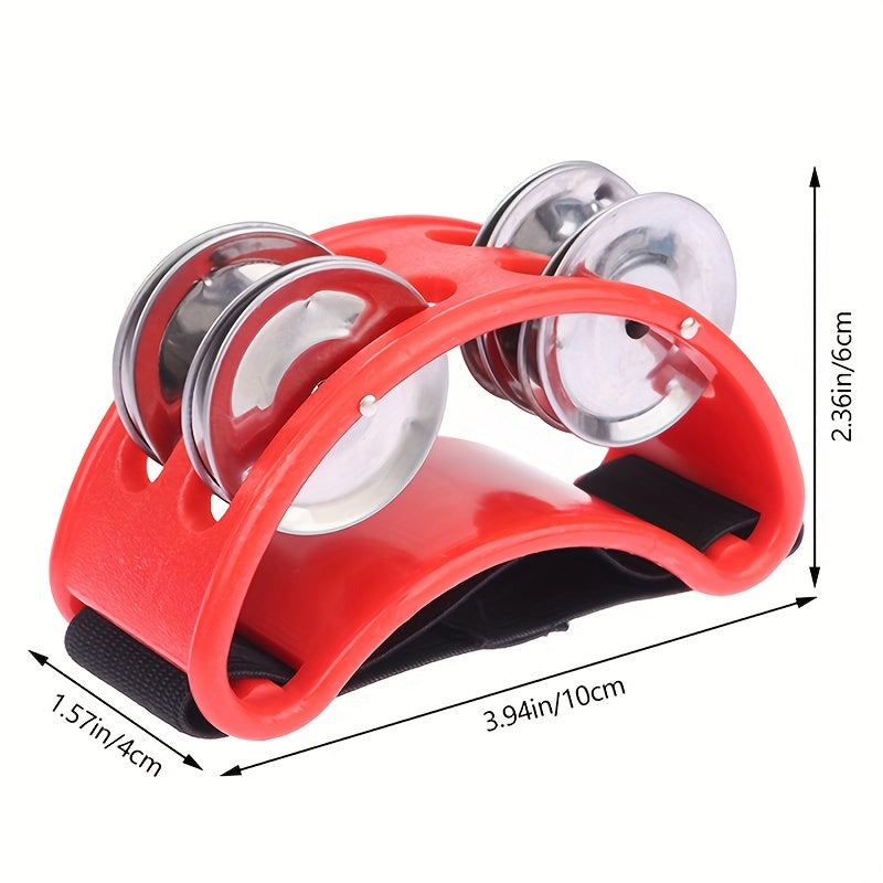 Foot Jingle Drum Rattle Tambourine Percussion Instrument