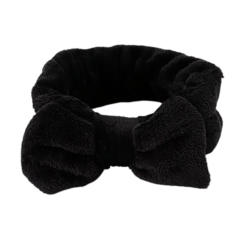 Soft Coral Fleece Spa Headband for Women Girls Skincare Shower