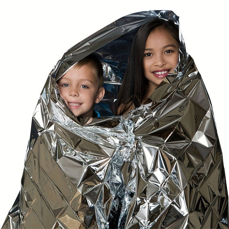 5pcs Emergency Survival Blanket for Outdoor Camping Hiking