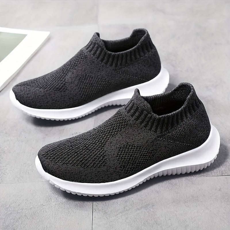 Women's Slip on Sock Sneakers Lightweight Breathable Flat Shoes