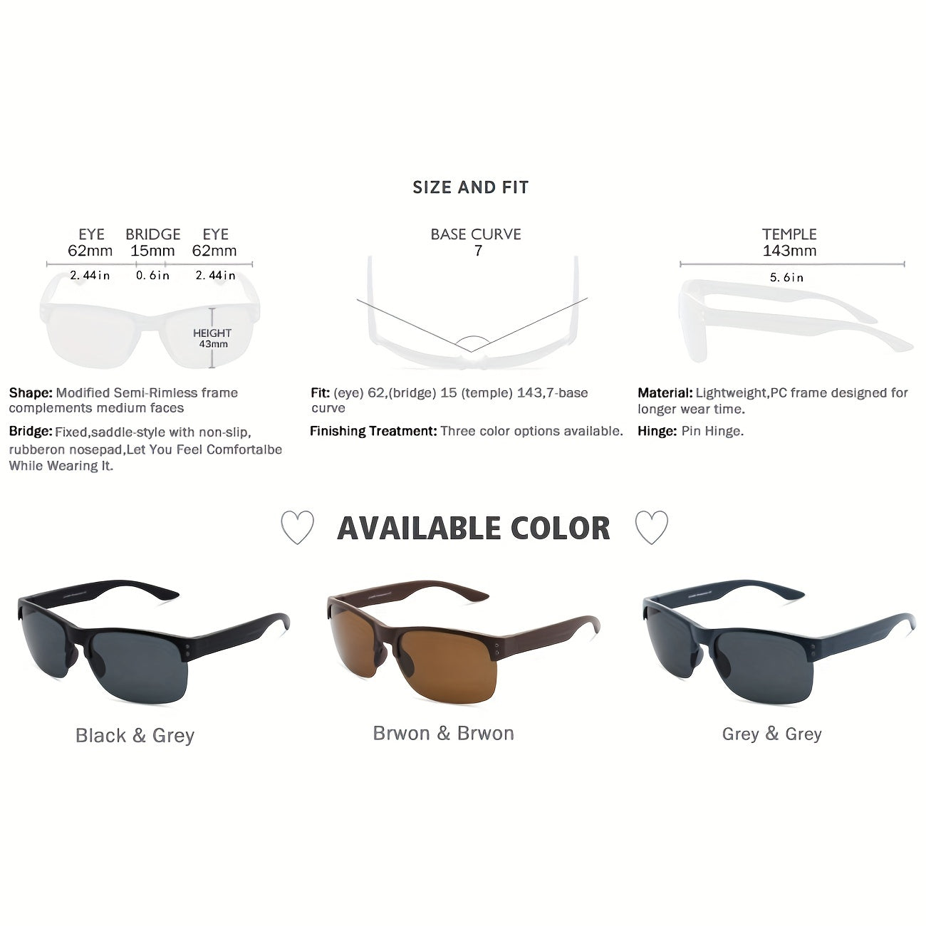 MAXJULI Men's Polarized Outdoor Glasses