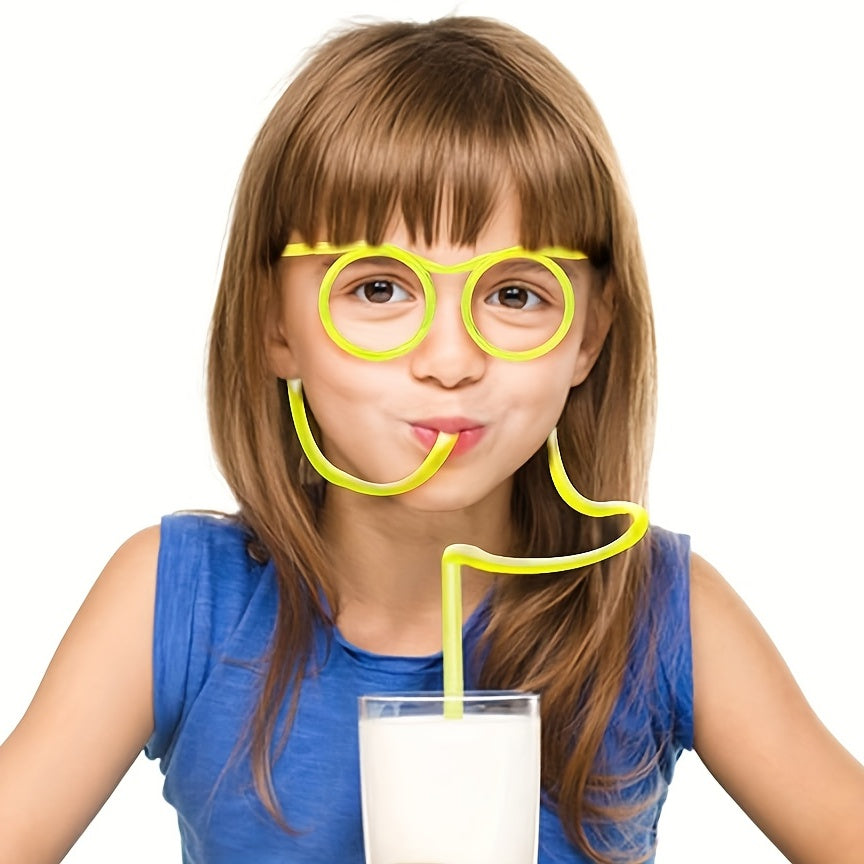 Funny Glasses Straws for Birthday Parties