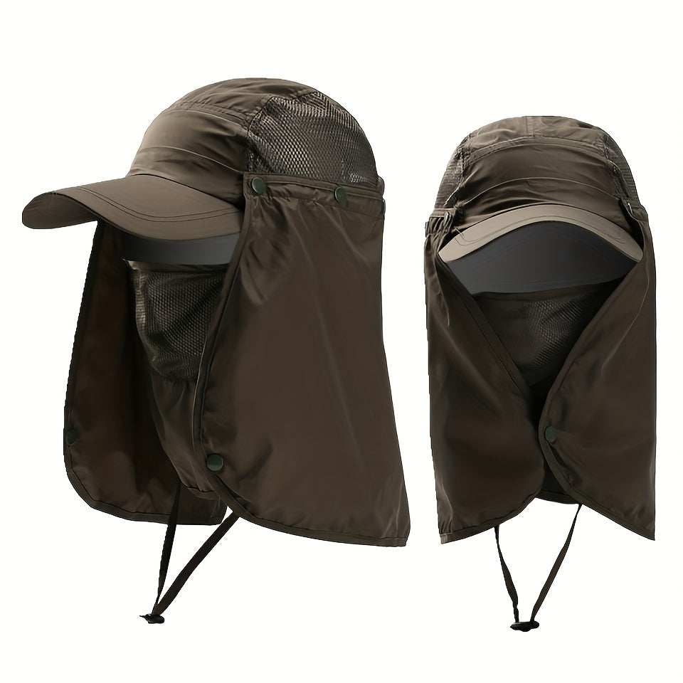 1pc Unisex Sun Protection Baseball Cap for Fishing