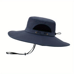 Wide Brim Breathable Bucket Hat For Outdoor Fishing Mountaineering