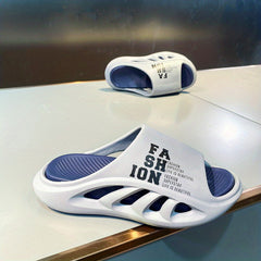 Men's Non Slip Platform Slides Soft Sole Cloud Slides for Indoor Outdoor