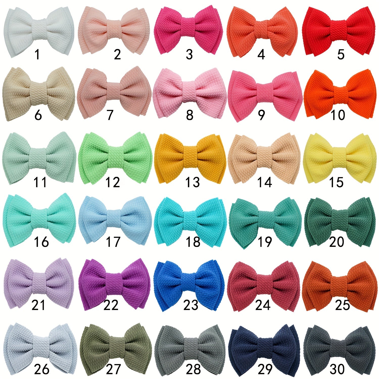 Bowknot Twill Bubble Fabric Double Layer Hairpin Headwear Hair Accessories