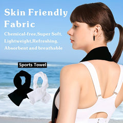 Soft Sports Towel for Outdoor Fitness Training - 32 x 109