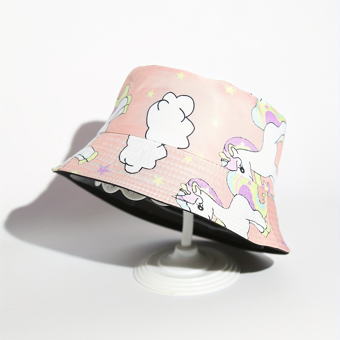 Unicorn Print Sun Protection Fisherman Hat