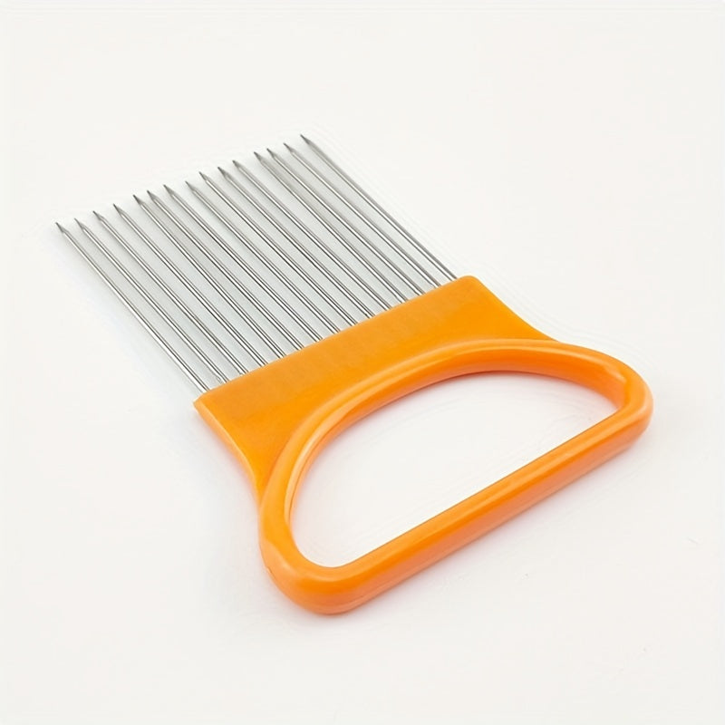 Onion Holder Slicer Stainless Steel Kitchen Tool