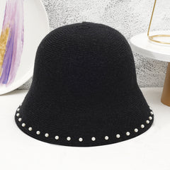 Fluffy Pearls Bucket Hat Adult Fluffy Bucket Hat