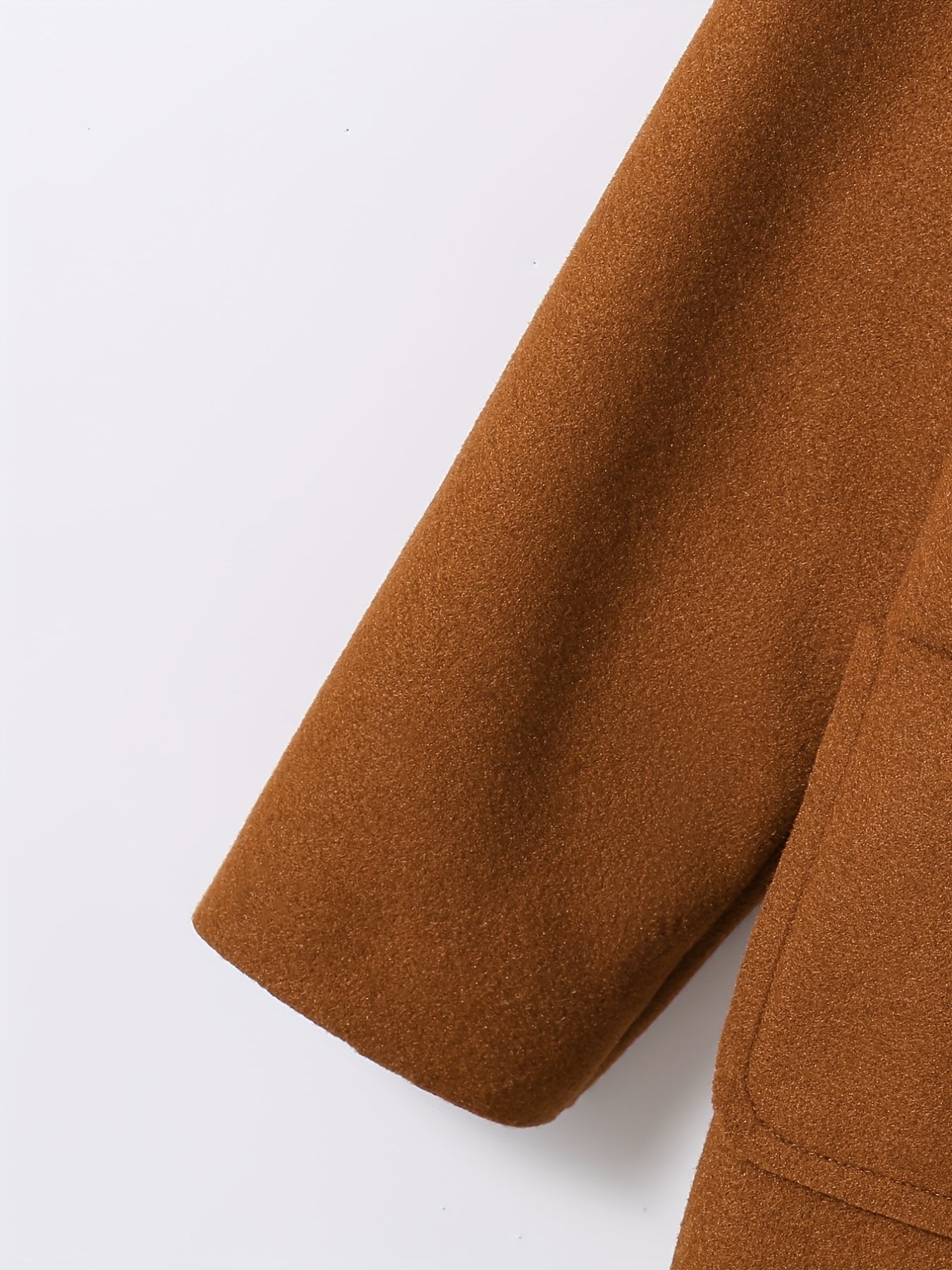 Girls' Warm Shawl Collar Overcoat Outerwear