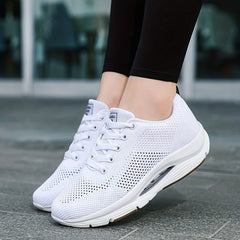 Women's Air Cushion Wedge Sneakers Non slip Comfortable Walking Shoes