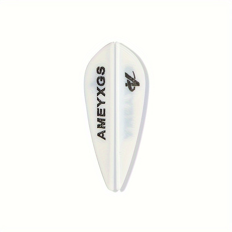 50pcs 7.62cm Arrow Vanes Rubber Feather Fletches for DIY Archery