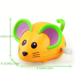 Random Wind up Mouse Toy Funny Animal Educational Toy for Kids Teens Adults