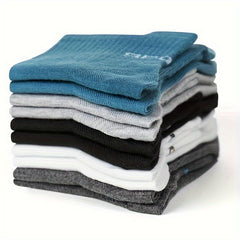 10 Pairs Letter Print Socks Breathable Women's Sports Stockings