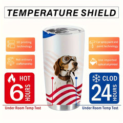 20oz Stainless Steel Insulated Tumbler - Keeps Beverages Cold & Hot