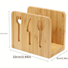 Bamboo Table Napkin Holder Kitchen Decoration