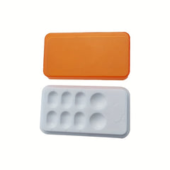 Dental Palette With Cover 8 Slot Dental Resin Palette Resin Shading Box