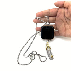 Metal Necklace Pendant For Smart Watch Anti lost Chain