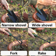 4pcs Gardening Shovels Digging Transplanting & Planting Easy