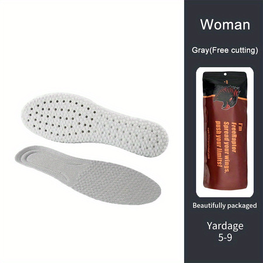 Elastic Large Particle Sports Insoles for Running