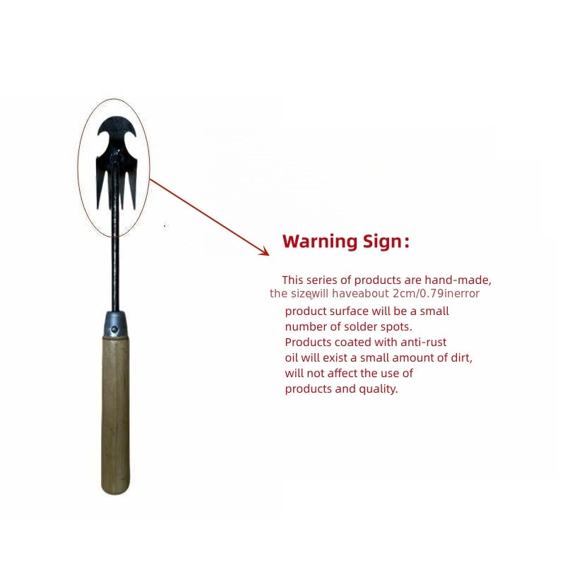 Gardening Hoe Weeding Artifact Manganese Steel Rooted Grass Loose Soil Digging