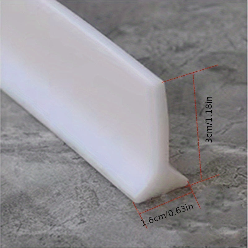 Waterproof Bathroom Barrier Gray Self Adhesive Shower Separator